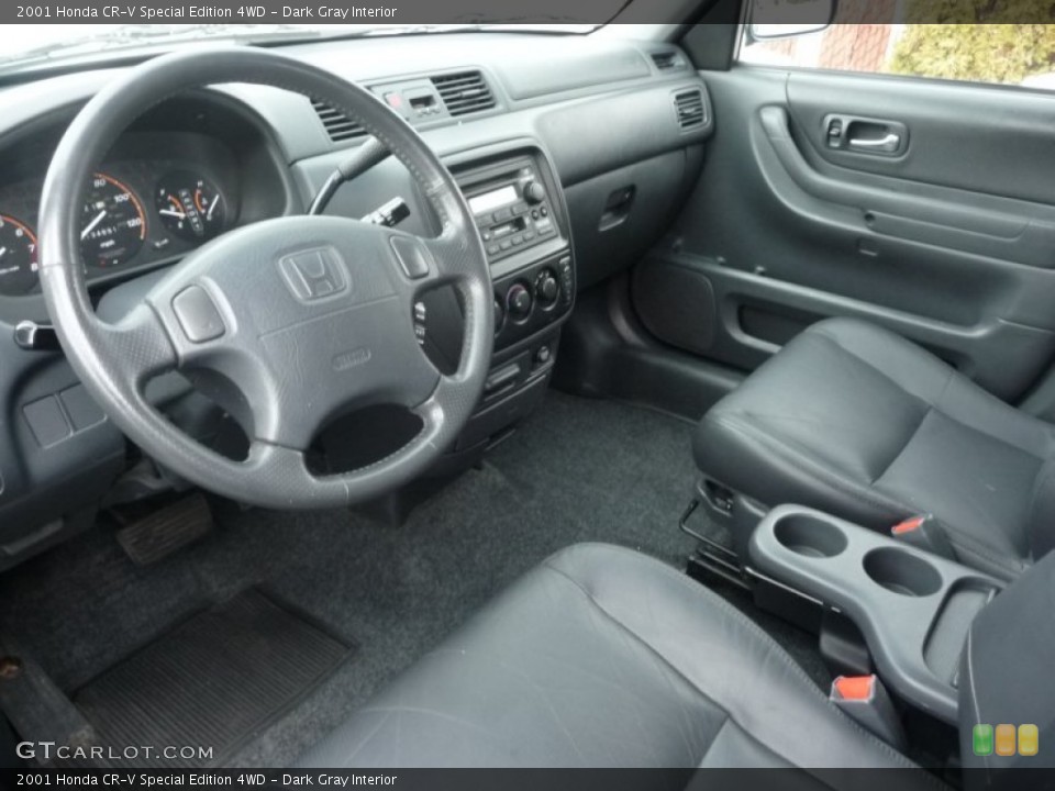 Dark Gray 2001 Honda CR-V Interiors
