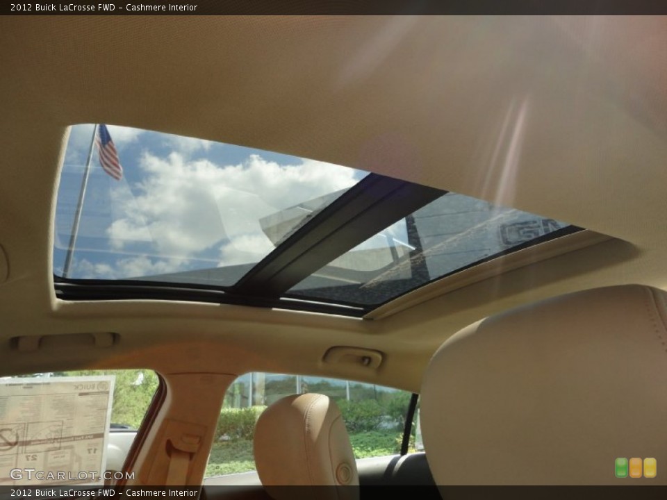 Cashmere Interior Sunroof for the 2012 Buick LaCrosse FWD #52185595