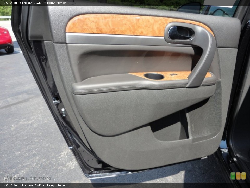 Ebony Interior Door Panel for the 2012 Buick Enclave AWD #52185967