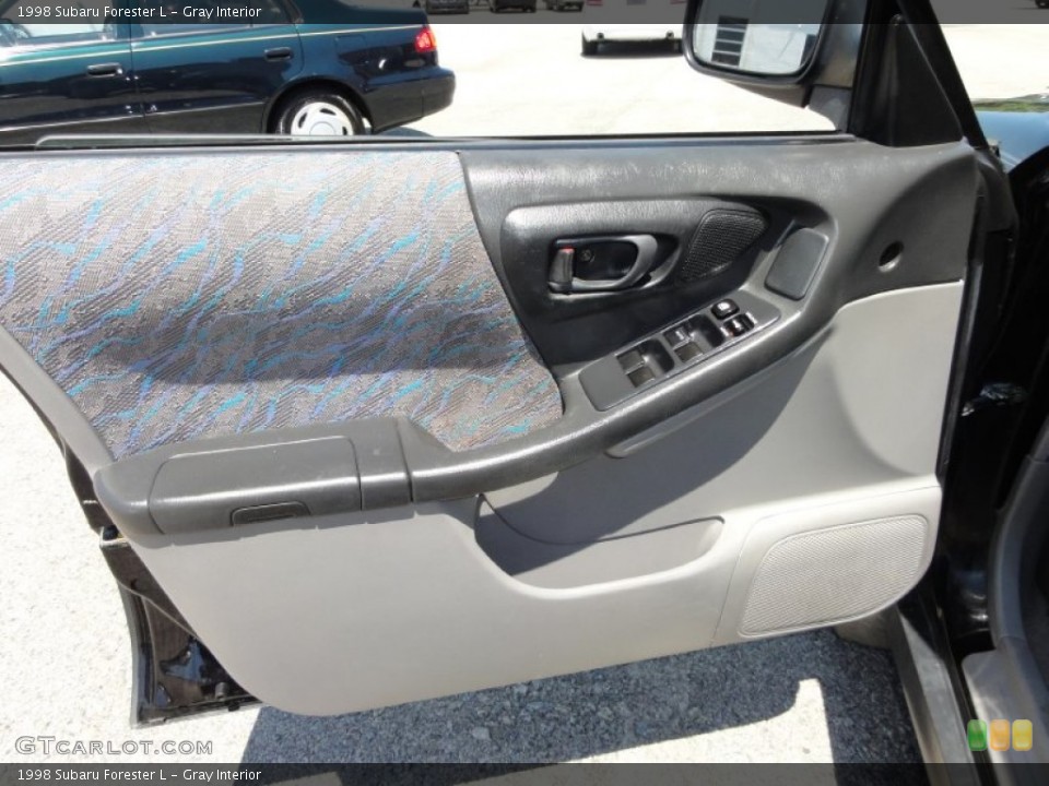 Gray Interior Door Panel for the 1998 Subaru Forester L #52186135