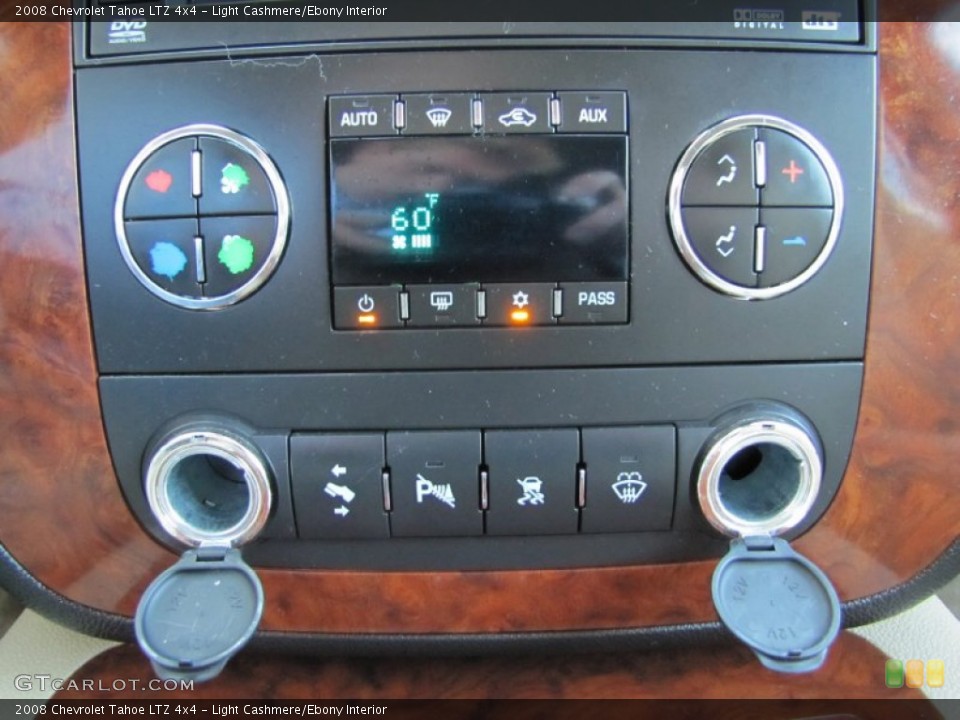 Light Cashmere/Ebony Interior Controls for the 2008 Chevrolet Tahoe LTZ 4x4 #52186552