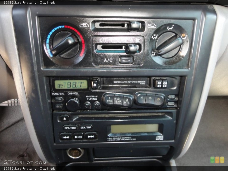 Gray Interior Controls for the 1998 Subaru Forester L #52186564
