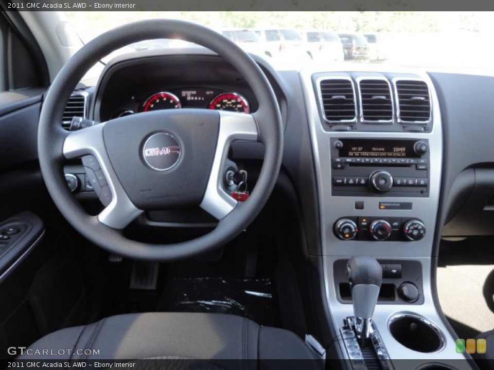 Ebony Interior Dashboard for the 2011 GMC Acadia SL AWD #52186834