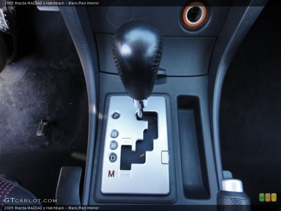Black/Red Interior Transmission for the 2005 Mazda MAZDA3 s Hatchback #52187338