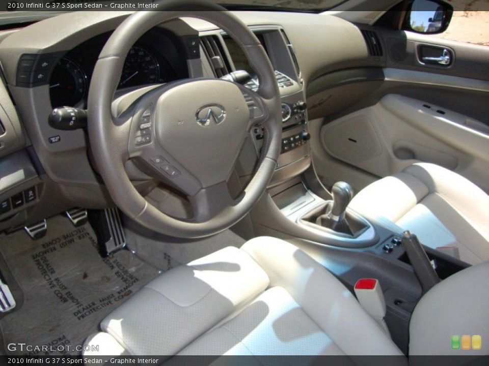 Graphite Interior Transmission for the 2010 Infiniti G 37 S Sport Sedan #52189405
