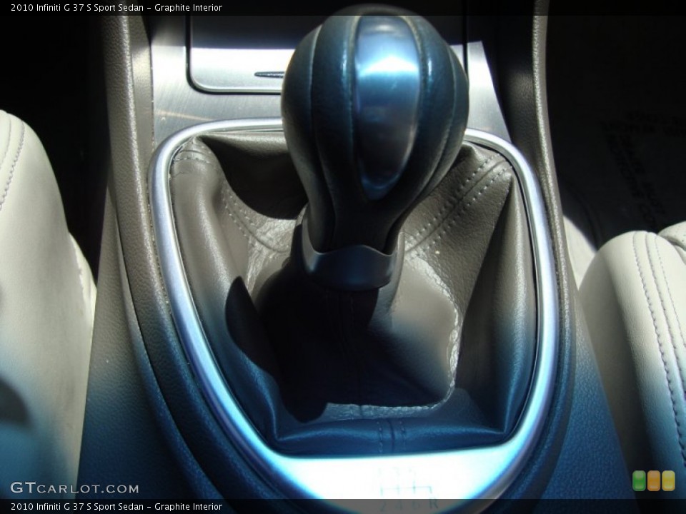 Graphite Interior Transmission for the 2010 Infiniti G 37 S Sport Sedan #52189516