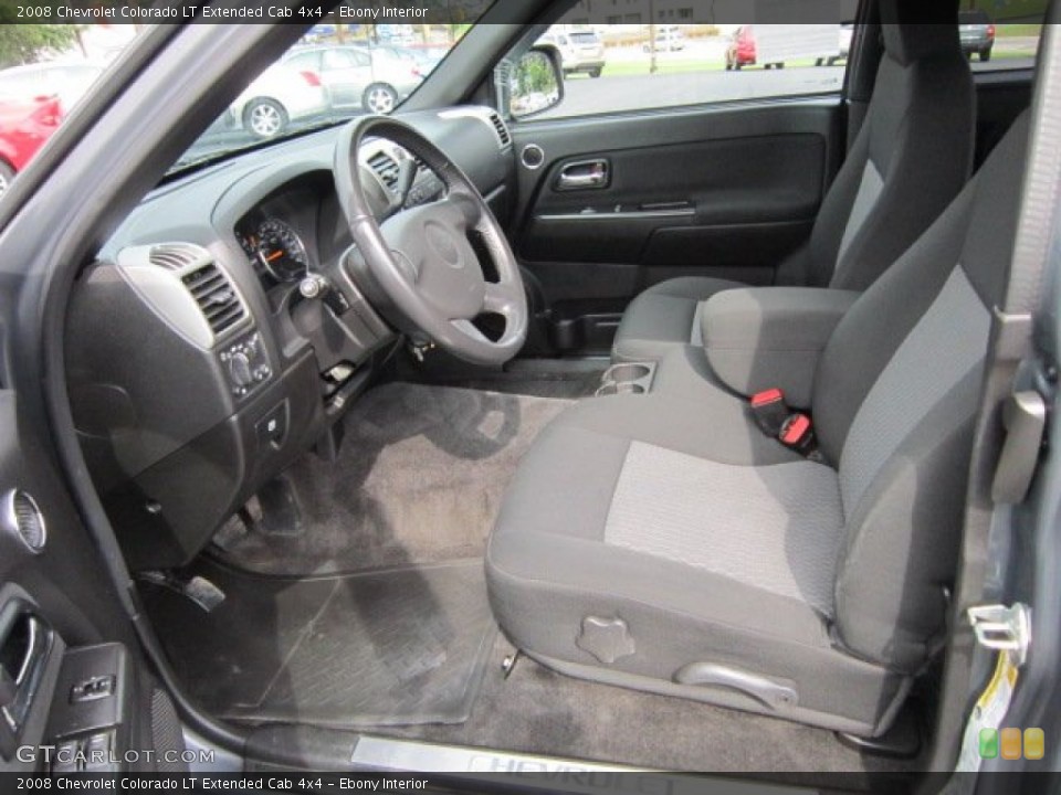 Ebony Interior Photo for the 2008 Chevrolet Colorado LT Extended Cab 4x4 #52190458