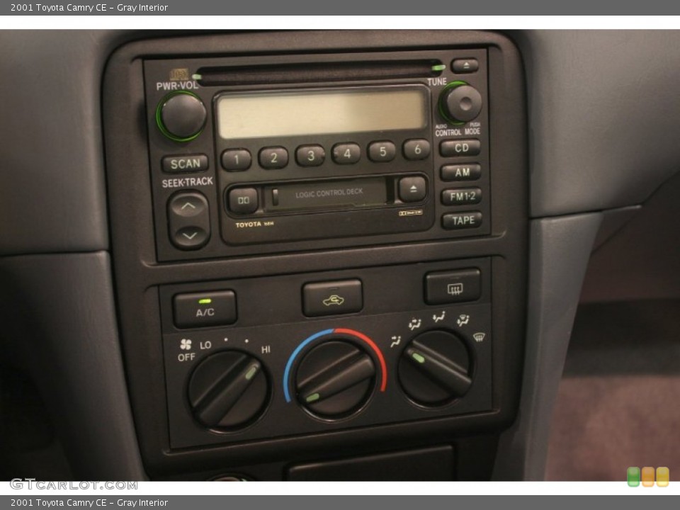 Gray Interior Controls for the 2001 Toyota Camry CE #52191670