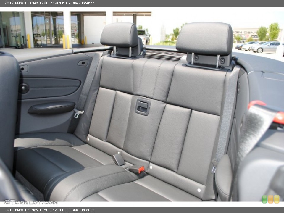 Black Interior Photo for the 2012 BMW 1 Series 128i Convertible #52194496