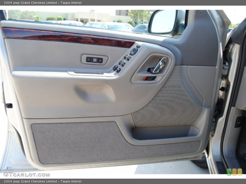 Taupe Interior Door Panel for the 2004 Jeep Grand Cherokee Limited #52194823