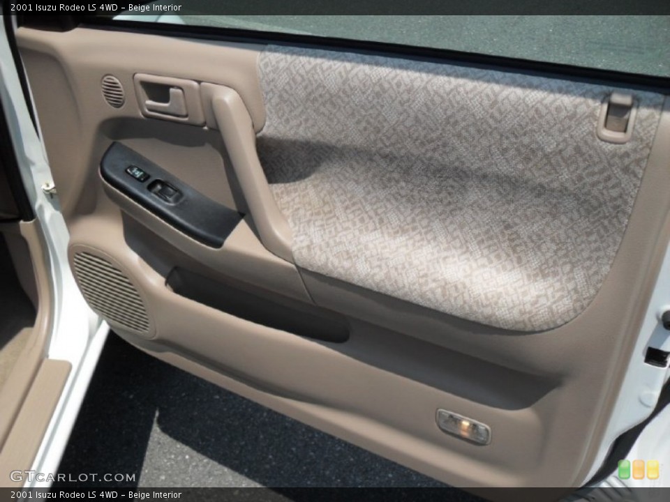 Beige Interior Door Panel for the 2001 Isuzu Rodeo LS 4WD #52195093