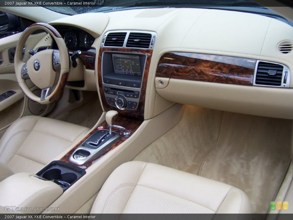 Caramel Interior Dashboard for the 2007 Jaguar XK XK8 Convertible #52195399