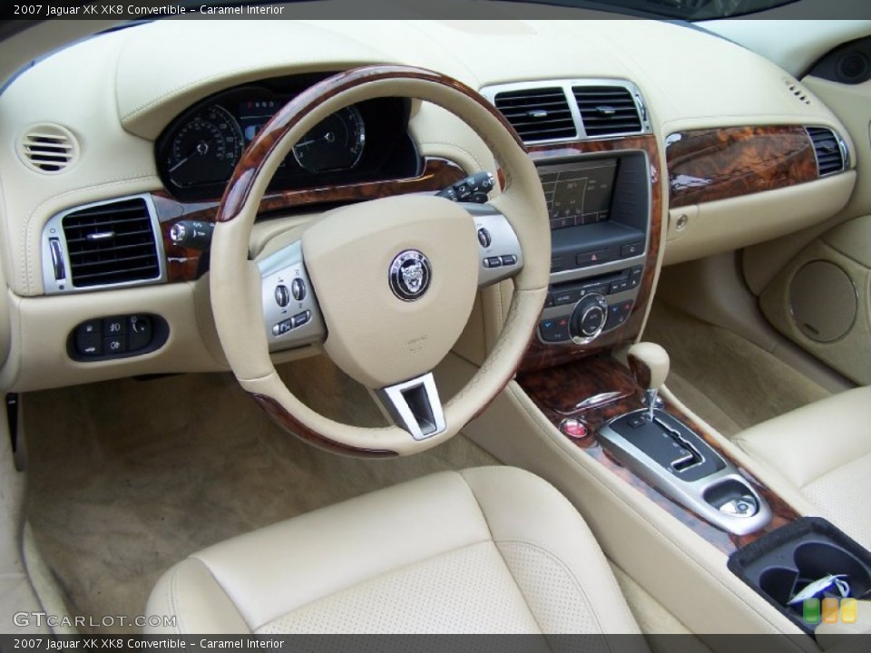 Caramel Interior Prime Interior for the 2007 Jaguar XK XK8 Convertible #52195474