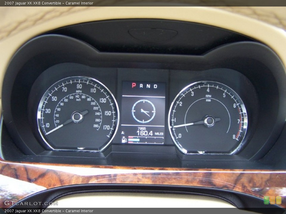 Caramel Interior Gauges for the 2007 Jaguar XK XK8 Convertible #52195504