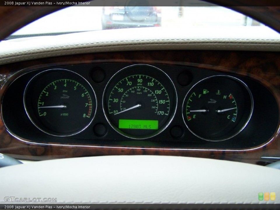 Ivory/Mocha Interior Gauges for the 2008 Jaguar XJ Vanden Plas #52195963