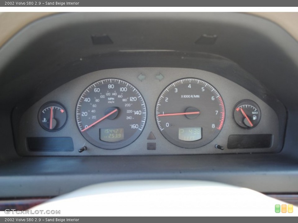 Sand Beige Interior Gauges for the 2002 Volvo S80 2.9 #52196164