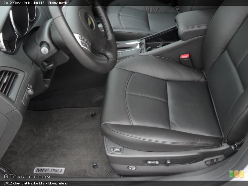 Ebony Interior Photo for the 2012 Chevrolet Malibu LTZ #52197070