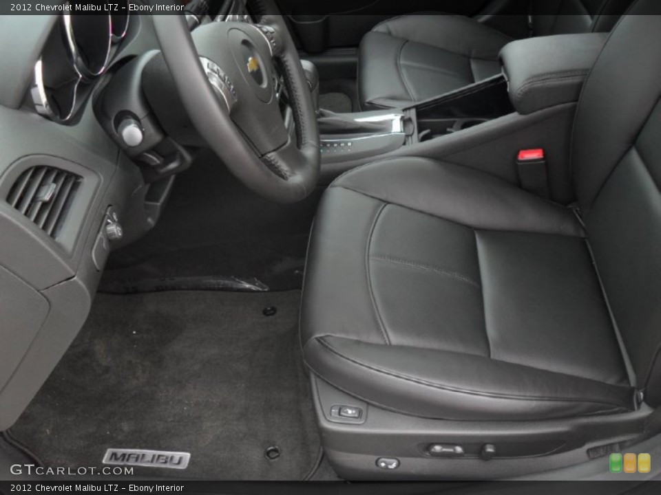 Ebony Interior Photo for the 2012 Chevrolet Malibu LTZ #52197655