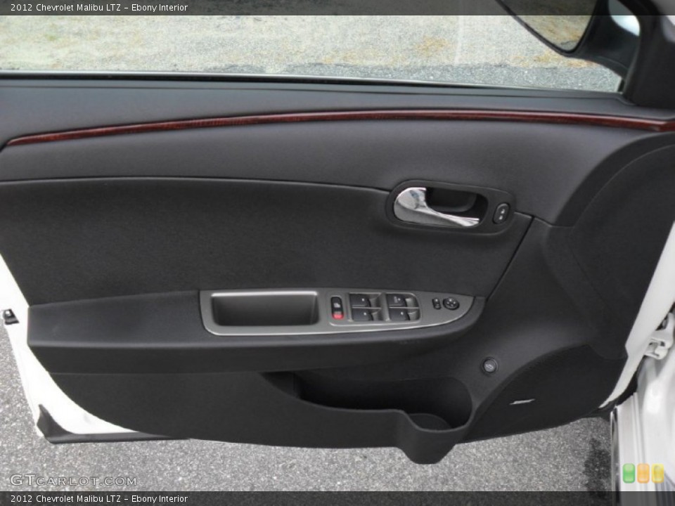 Ebony Interior Door Panel for the 2012 Chevrolet Malibu LTZ #52197667