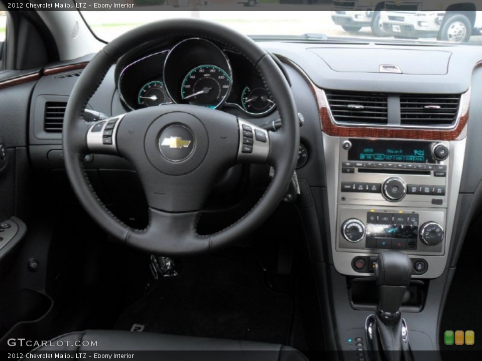 Ebony Interior Dashboard for the 2012 Chevrolet Malibu LTZ #52197706