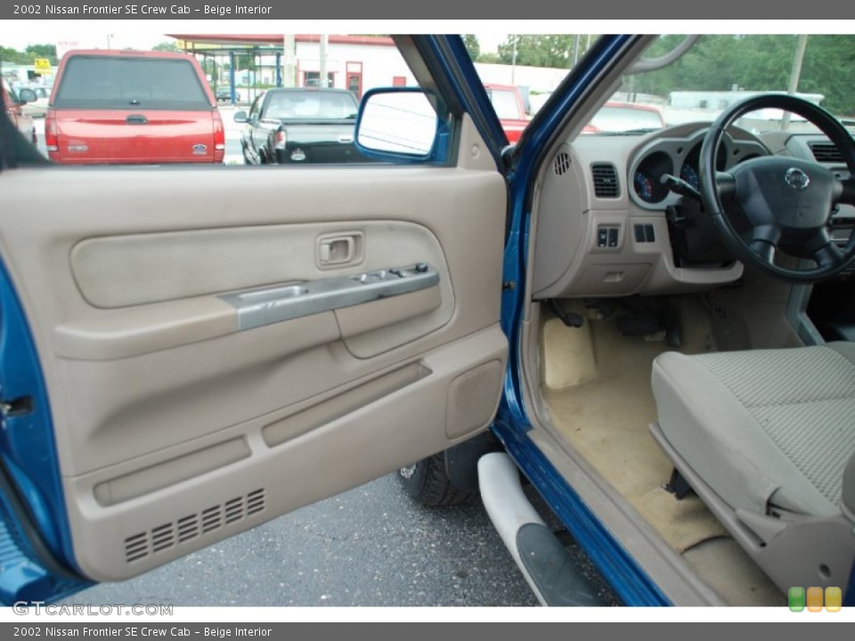 Beige Interior Door Panel for the 2002 Nissan Frontier SE Crew Cab #52198339