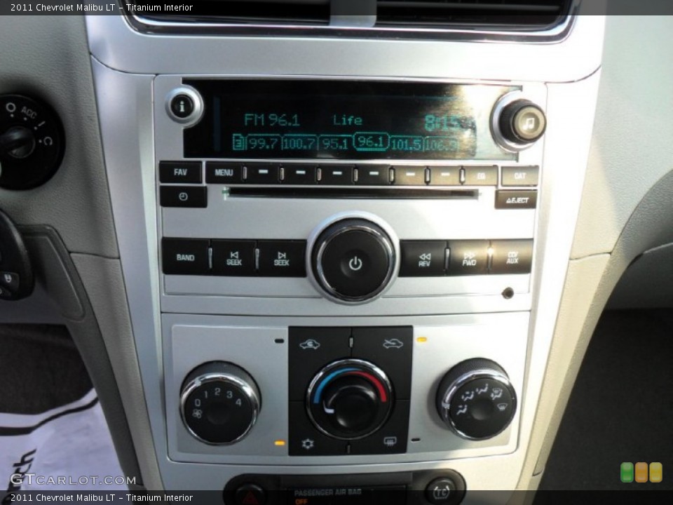 Titanium Interior Controls for the 2011 Chevrolet Malibu LT #52198426
