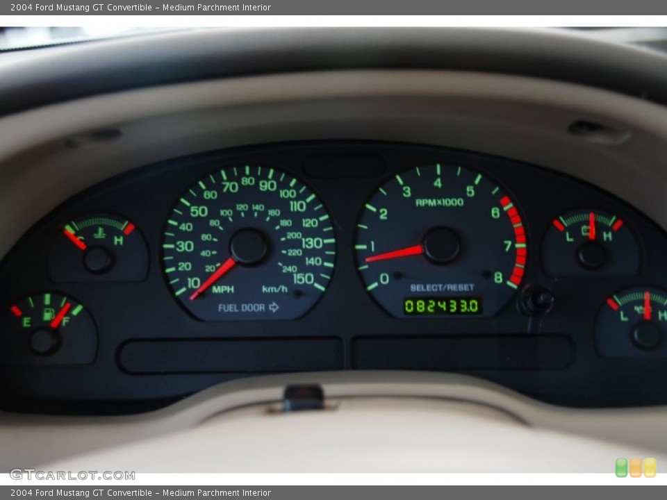Medium Parchment Interior Gauges for the 2004 Ford Mustang GT Convertible #52198435