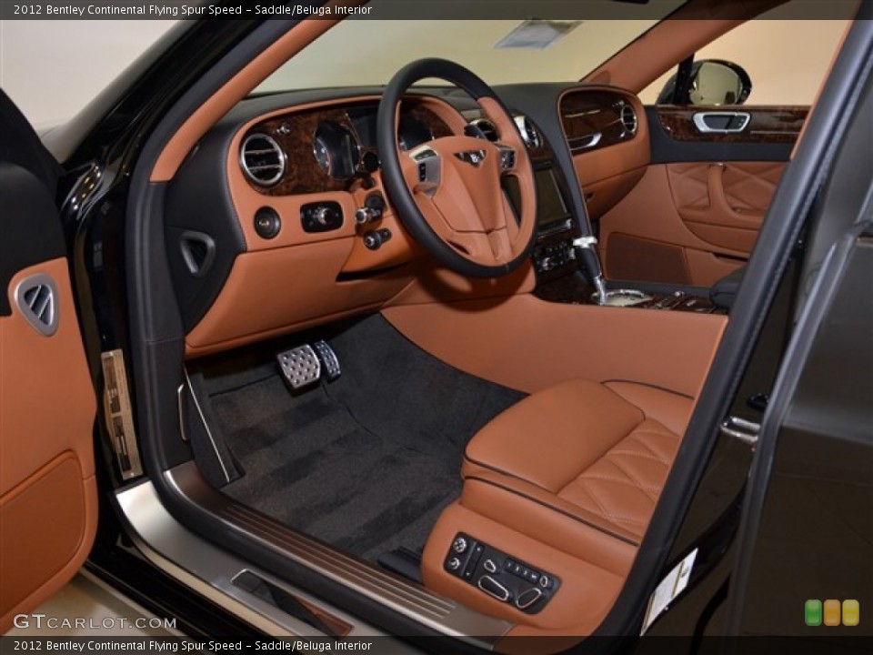 Saddle/Beluga Interior Photo for the 2012 Bentley Continental Flying Spur Speed #52201543