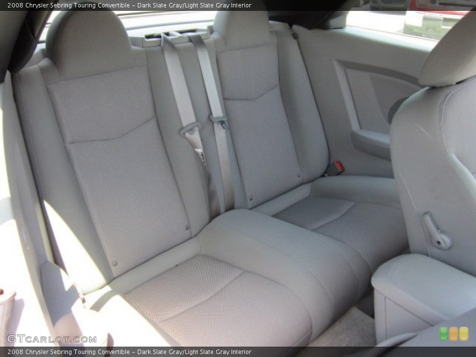 Dark Slate Gray/Light Slate Gray Interior Photo for the 2008 Chrysler Sebring Touring Convertible #52201630