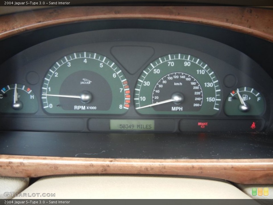Sand Interior Gauges for the 2004 Jaguar S-Type 3.0 #52201654