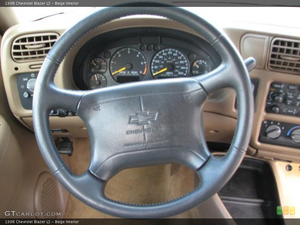 Beige Interior Steering Wheel for the 1998 Chevrolet Blazer LS #52202257