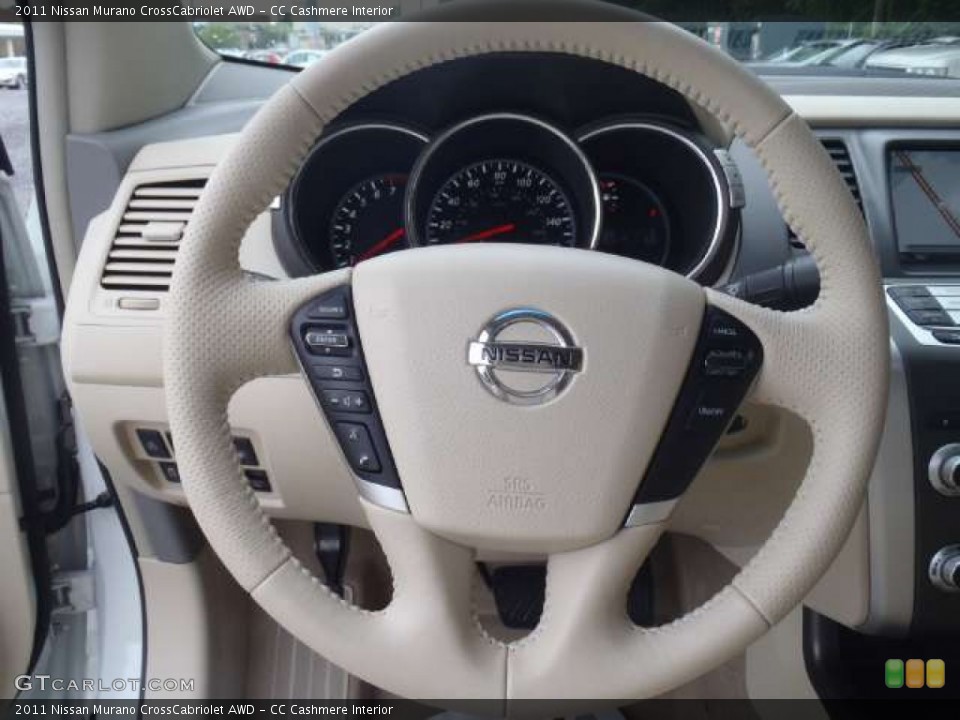 CC Cashmere Interior Steering Wheel for the 2011 Nissan Murano CrossCabriolet AWD #52202815