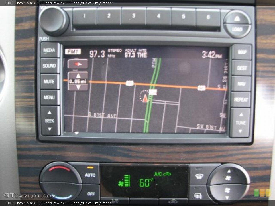 Ebony/Dove Grey Interior Navigation for the 2007 Lincoln Mark LT SuperCrew 4x4 #52203709