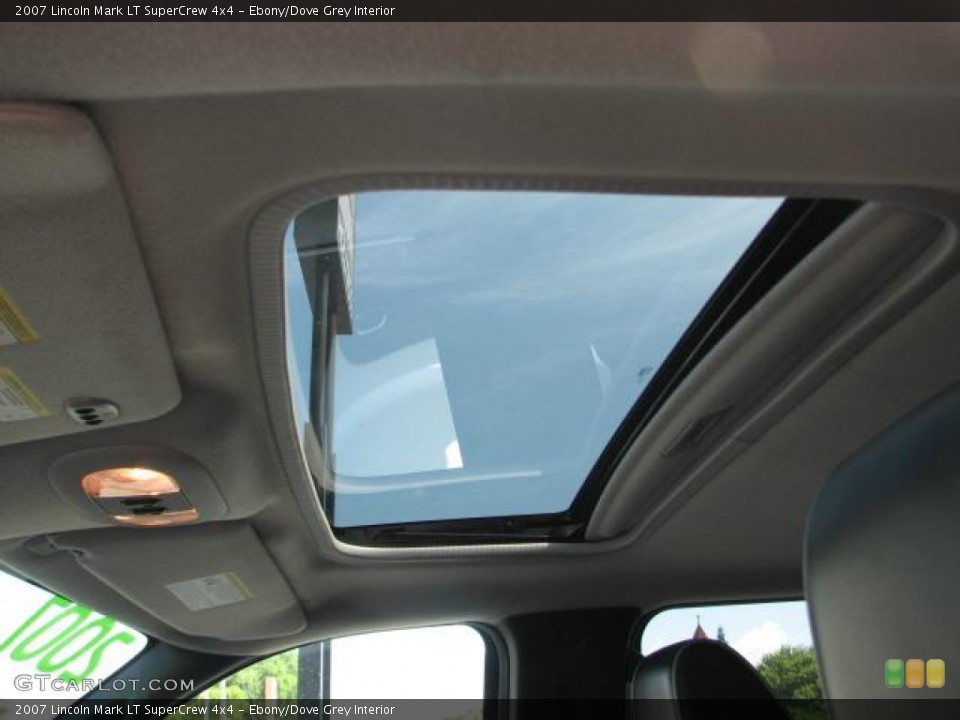 Ebony/Dove Grey Interior Sunroof for the 2007 Lincoln Mark LT SuperCrew 4x4 #52203814