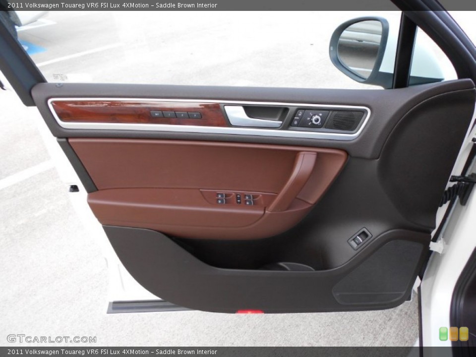 Saddle Brown Interior Door Panel for the 2011 Volkswagen Touareg VR6 FSI Lux 4XMotion #52205299