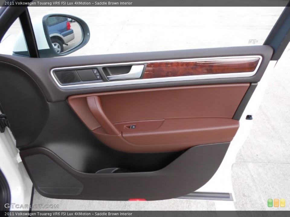 Saddle Brown Interior Door Panel for the 2011 Volkswagen Touareg VR6 FSI Lux 4XMotion #52205338