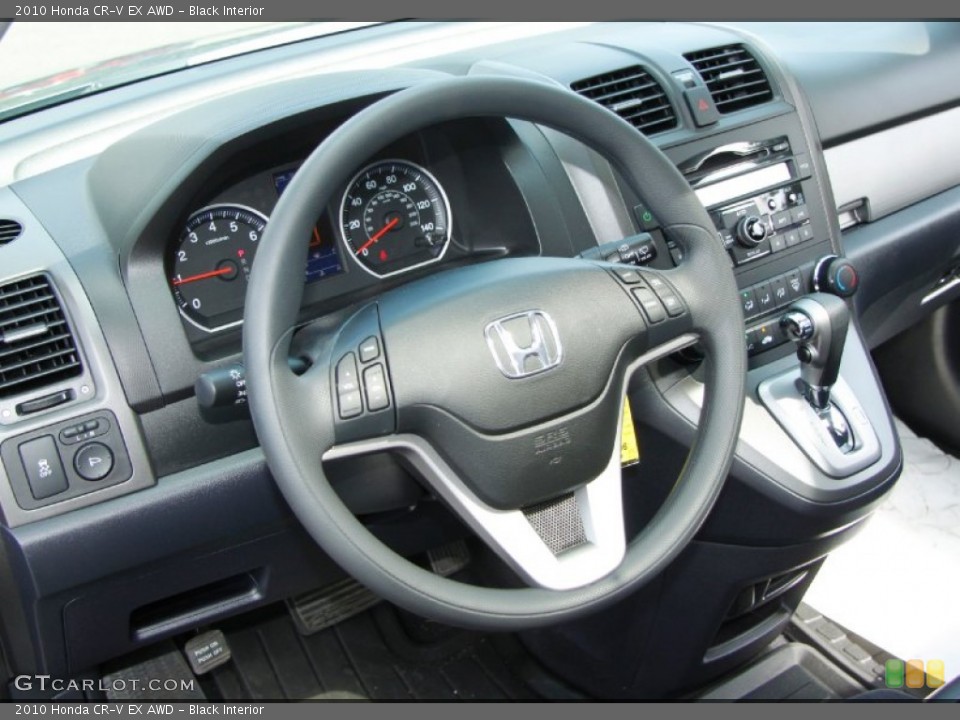 Black Interior Photo for the 2010 Honda CR-V EX AWD #52205518