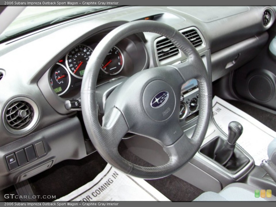 Graphite Gray Interior Photo for the 2006 Subaru Impreza Outback Sport Wagon #52208176