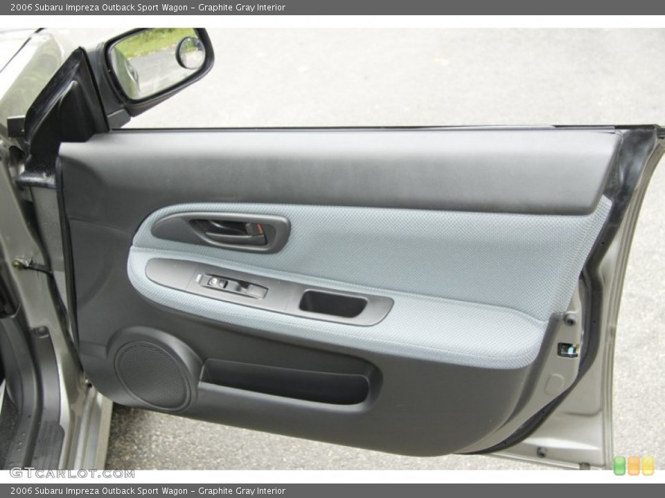 Graphite Gray Interior Door Panel for the 2006 Subaru Impreza Outback Sport Wagon #52208293