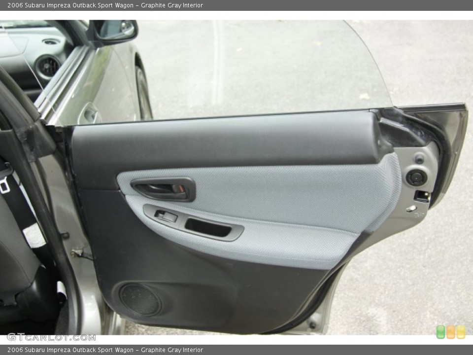 Graphite Gray Interior Door Panel for the 2006 Subaru Impreza Outback Sport Wagon #52208307