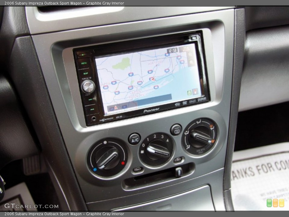 Graphite Gray Interior Navigation for the 2006 Subaru Impreza Outback Sport Wagon #52208317