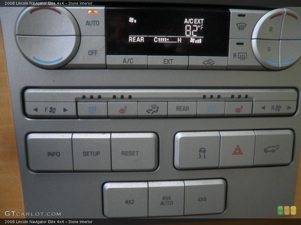 Stone Interior Controls for the 2008 Lincoln Navigator Elite 4x4 #52210630