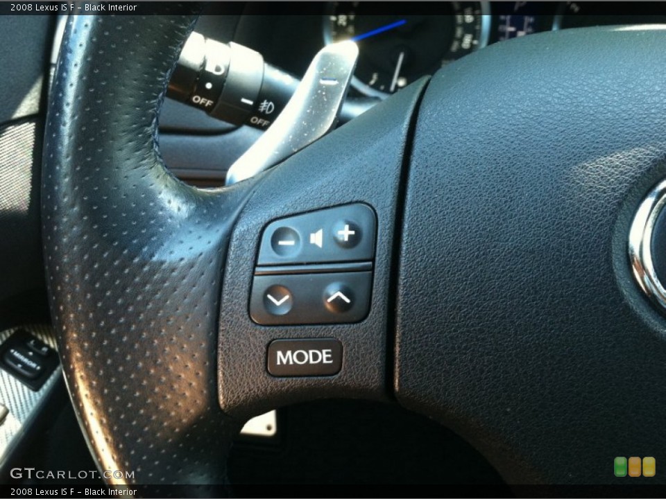 Black Interior Controls for the 2008 Lexus IS F #52212814