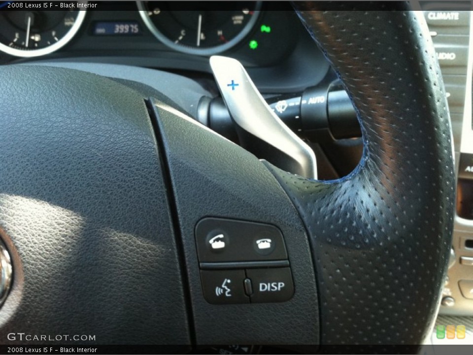 Black Interior Controls for the 2008 Lexus IS F #52212850