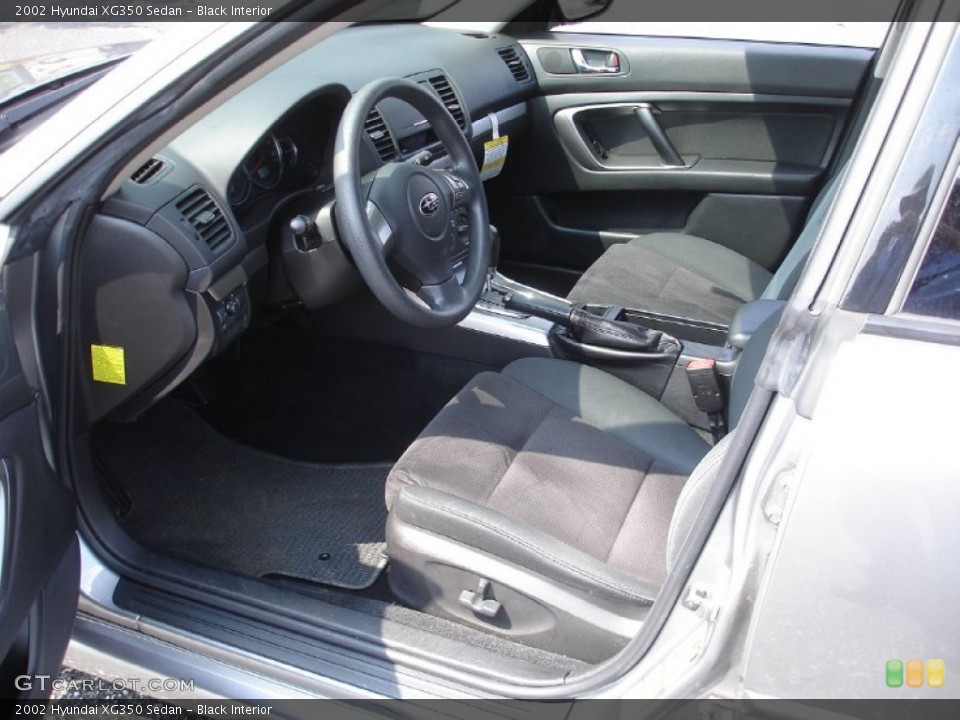 Black Interior Photo for the 2002 Hyundai XG350 Sedan #52213177