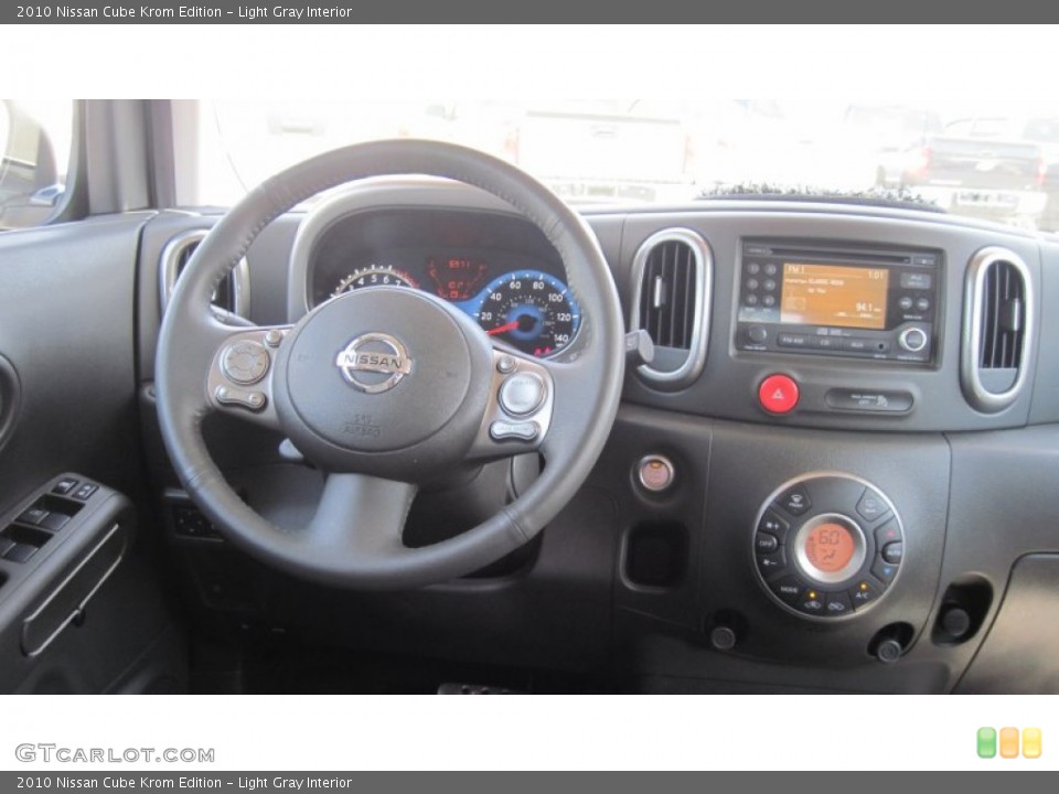 Light Gray Interior Steering Wheel for the 2010 Nissan Cube Krom Edition #52213525