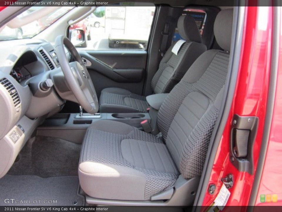 Graphite Interior Photo for the 2011 Nissan Frontier SV V6 King Cab 4x4 #52215160