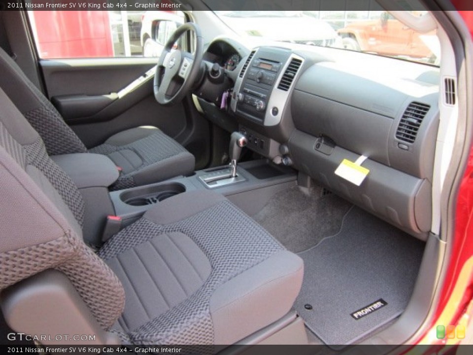 Graphite Interior Photo for the 2011 Nissan Frontier SV V6 King Cab 4x4 #52215268