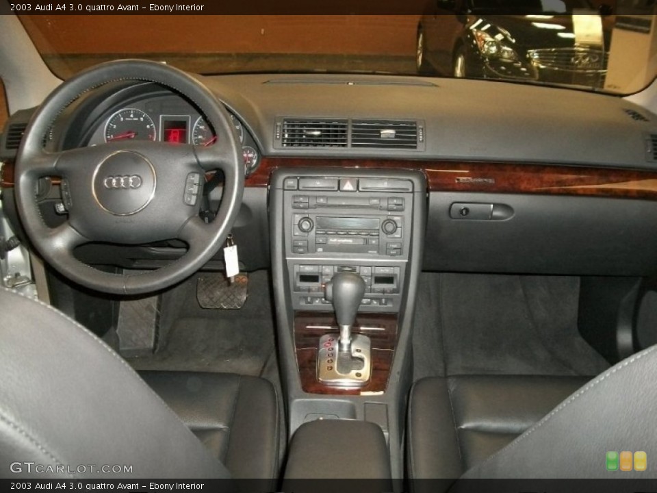 Ebony Interior Dashboard for the 2003 Audi A4 3.0 quattro Avant #52216582