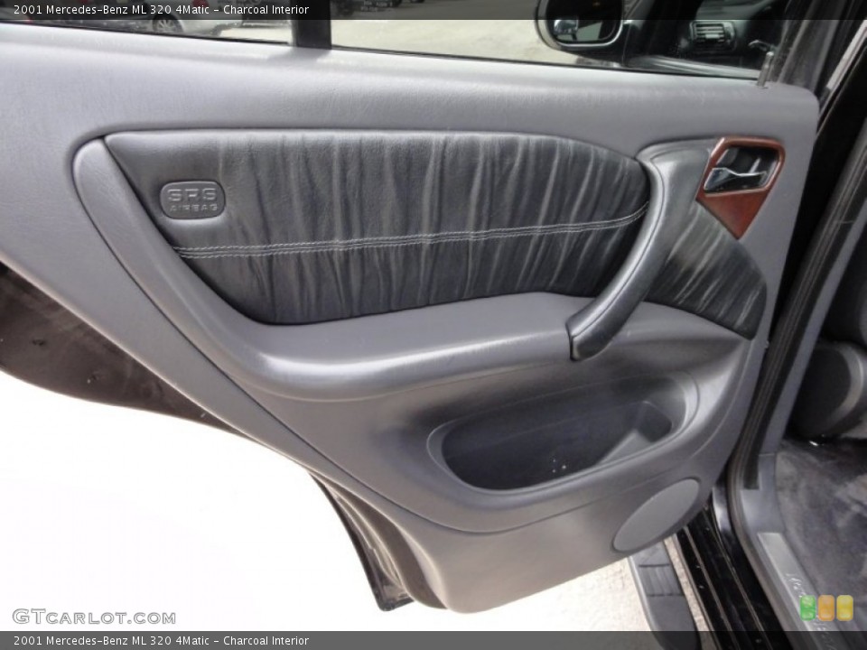 Charcoal Interior Door Panel for the 2001 Mercedes-Benz ML 320 4Matic #52216978